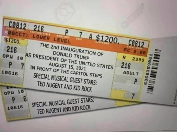 Sale of Tickets for Donald Trump August 15 Inauguration Begins; Priced at $1,200; Here is the Truth