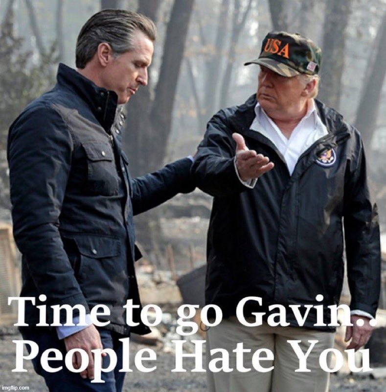 Time to go Gavin. The people HATE you.