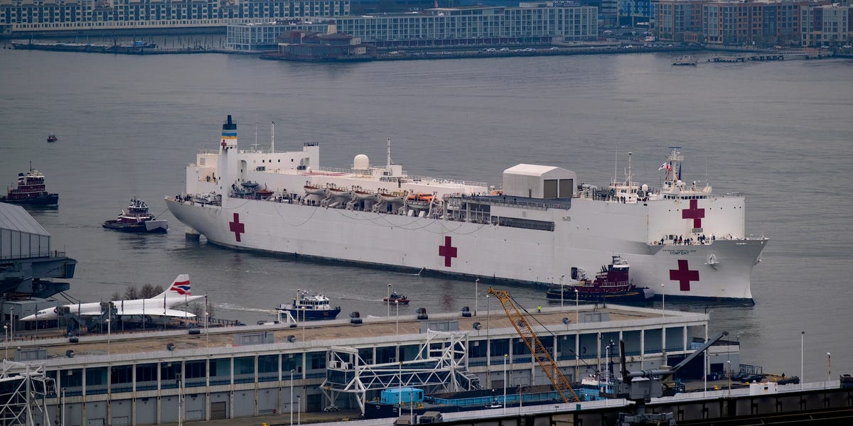 How USNS Comfort went from a symbol of hope with the president's blessing, to heading back from NYC having treated fewer than 180 patients