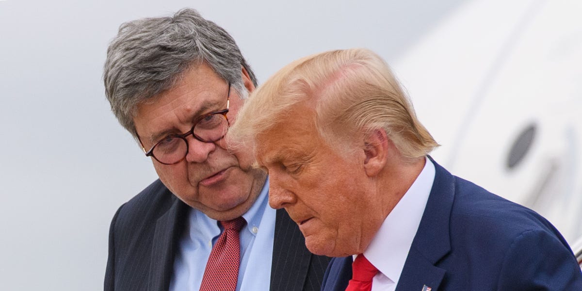 Trump's attorney general Bill Barr said dealing with 'bogus' 2020 voting fraud claims was like 'playing Whac-a-Mole'