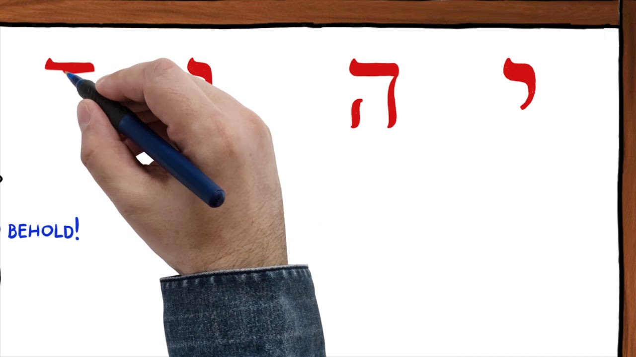 "YHVH" in ancient Hebrew!