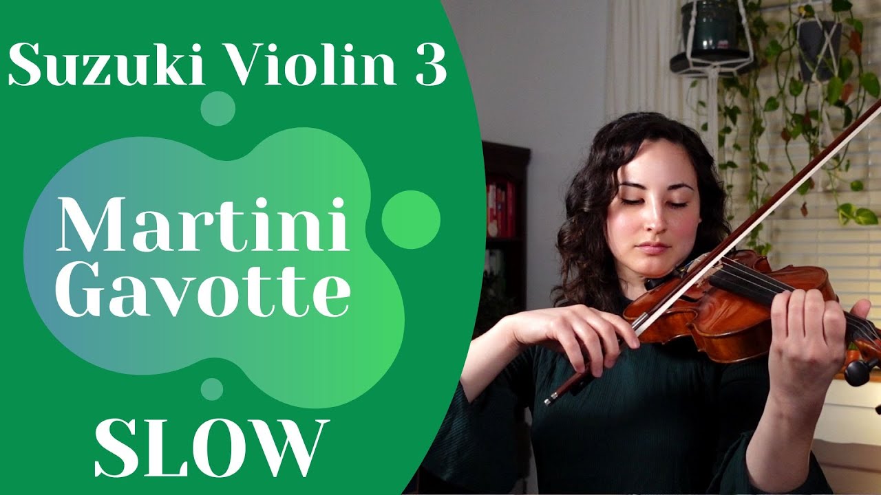 Gavotte by P. Martini | SLOW with metronome | memorize by sections