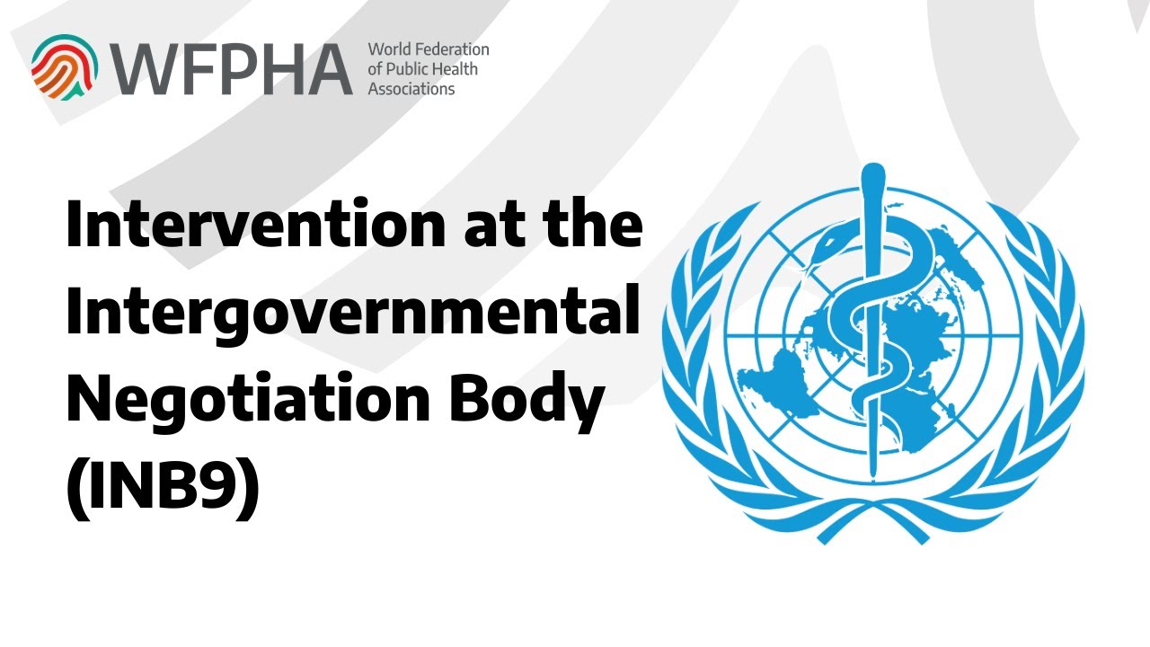 WFPHA Intervention at The Intergovernmental Negotiating Body (INB9)