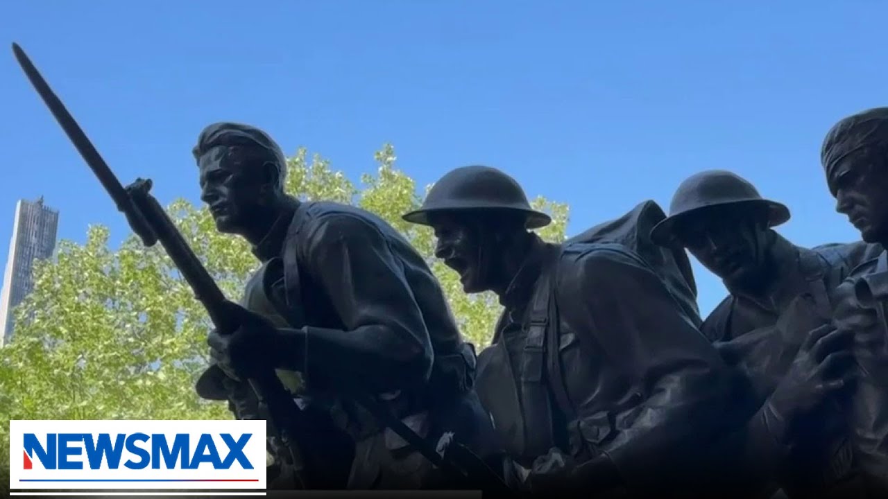 Protestors defaced war memorial, burned American flag | National Report