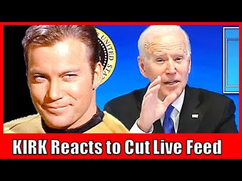 CAPTAIN KIRK Reacts to BIDEN Live Feed Cut - Happy #StarTrekDay 2021!  (Star Trek Parody)