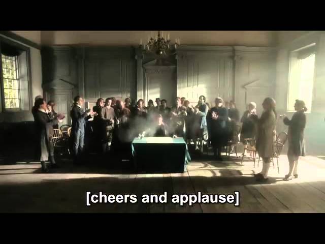 George Washington Reads The Declaration of Independence