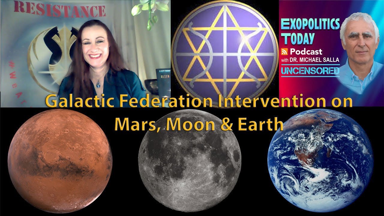 Galactic Federation Intervention on Mars, Moon & Earth