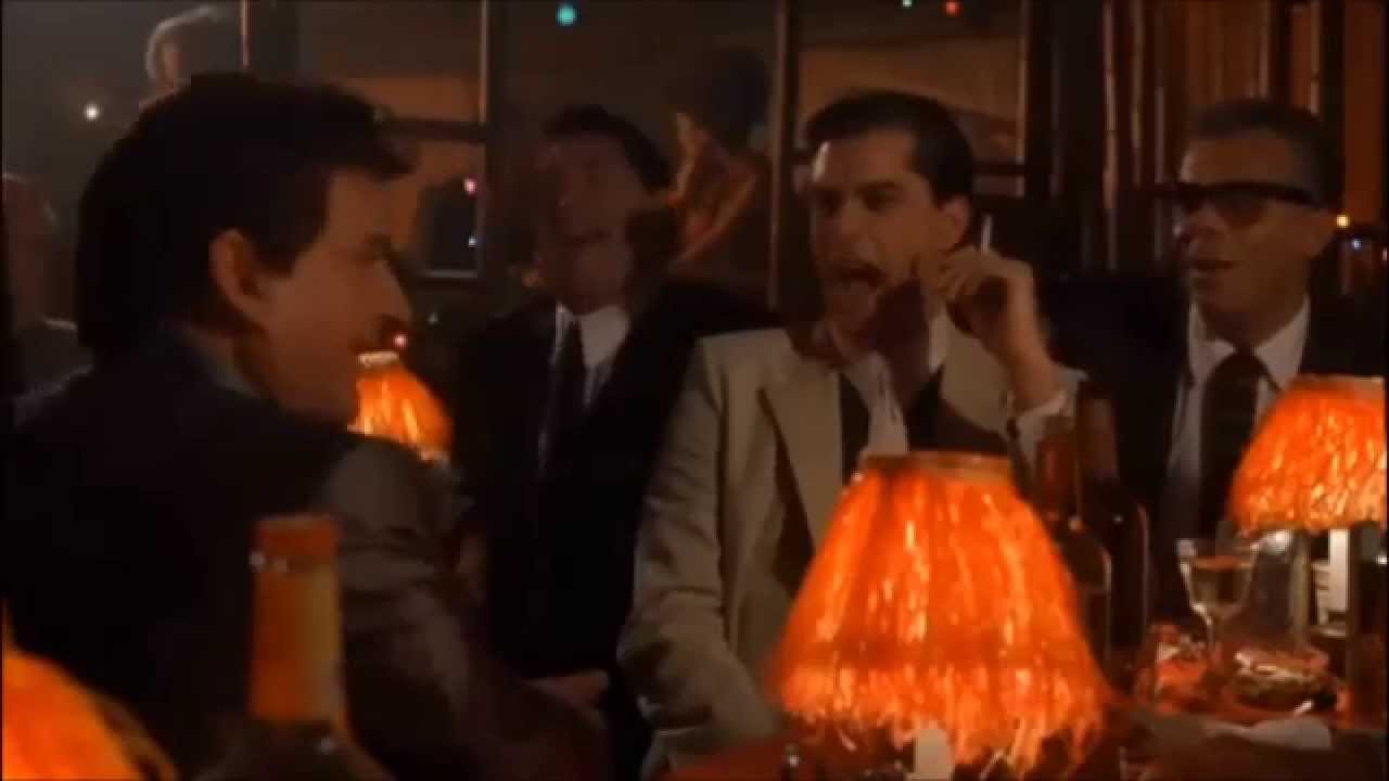 Ray Liotta laughing in Goodfellas