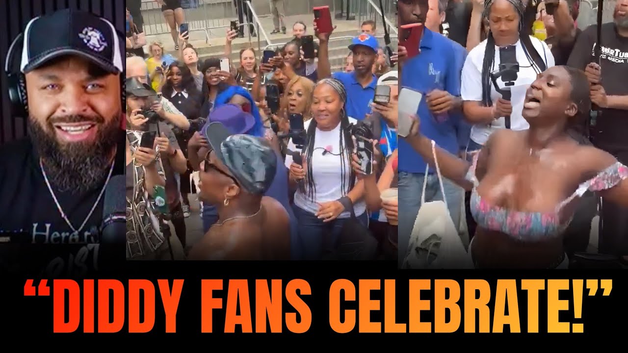 INSANE: Diddy Supporters Lather Up in Baby Oil & Twerk Outside Courthouse After Verdict 😳