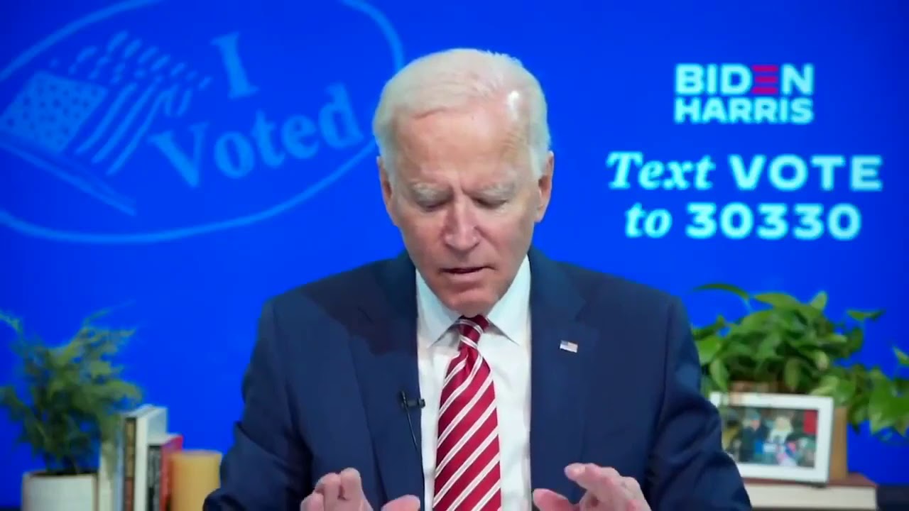 Joe Biden says he's built most extensive "voter fraud" org in history