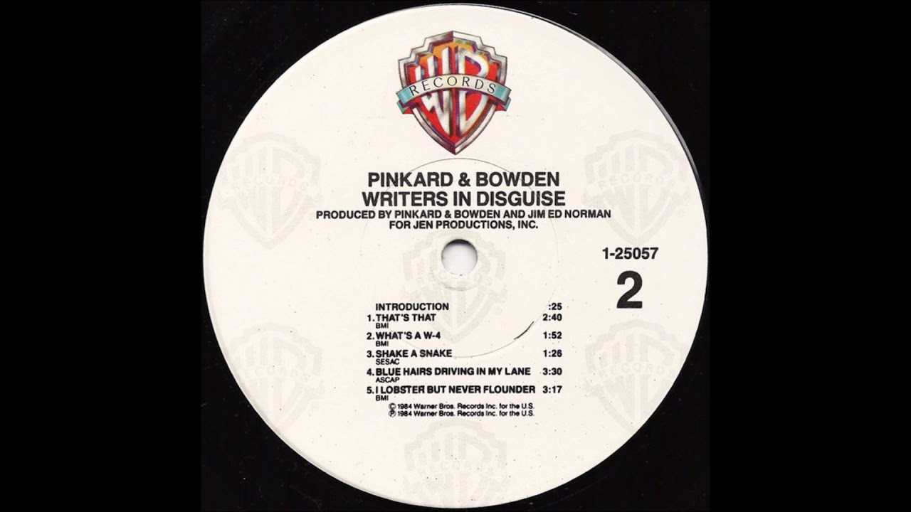 Blue Hairs, Driving in My Lane  (Pinkard & Bowden)