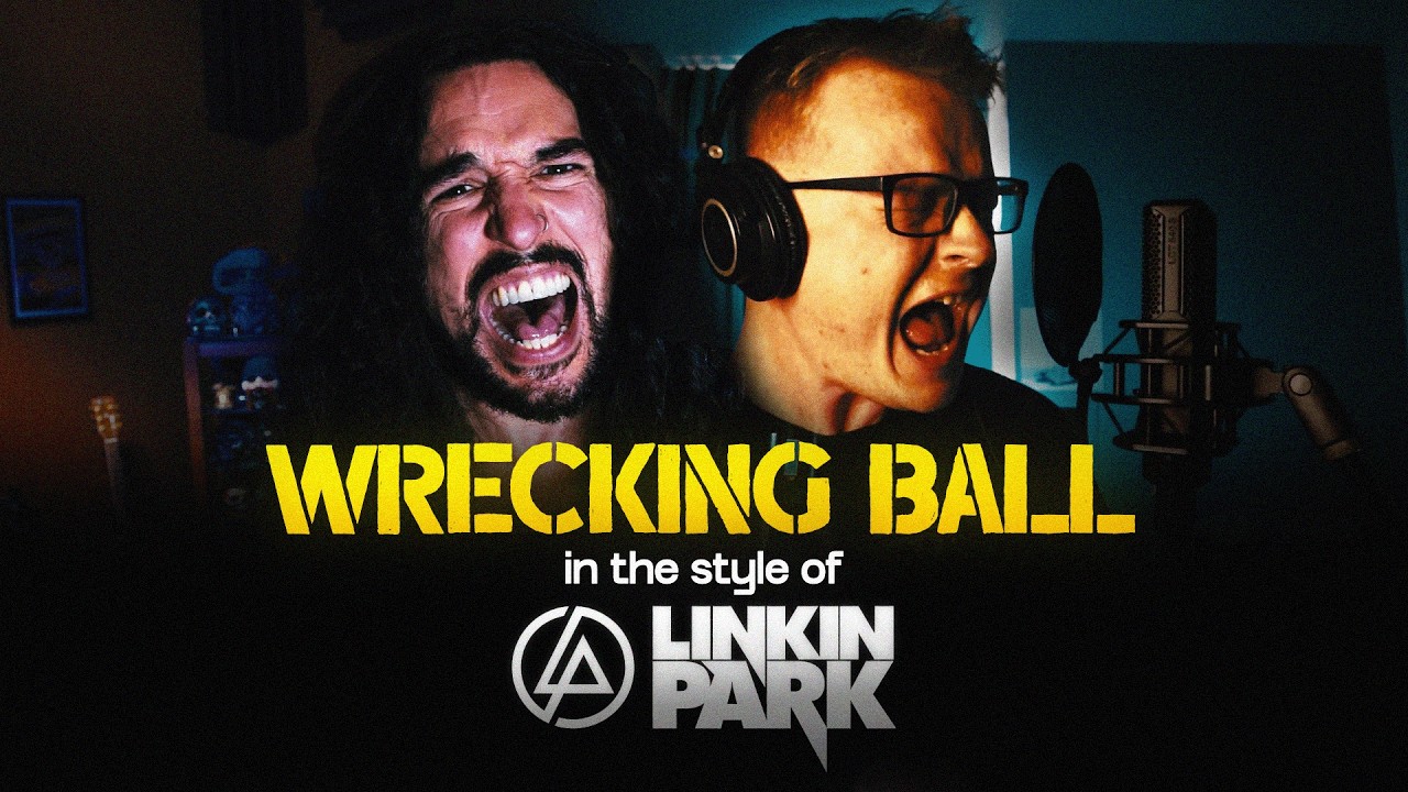 Miley Cyrus - Wrecking Ball (in the style of Linkin Park) feat. @macglocky