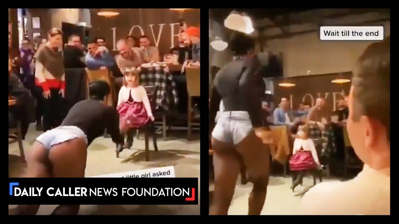 Adults Cheer As Drag Queen Dances For Little Girl