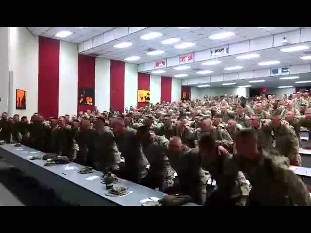 American marines singing "Days of Elijah" (Lirycs)