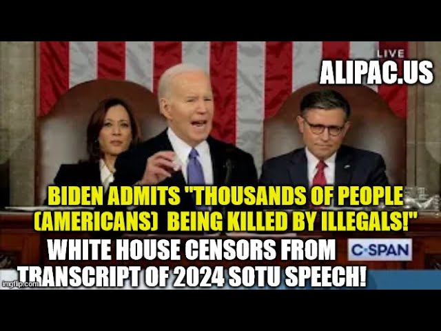 Biden Admits "Thousands of Americans Killed By Illegals"