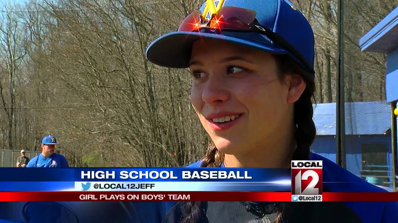 Girl plays baseball on boy's JV high school team