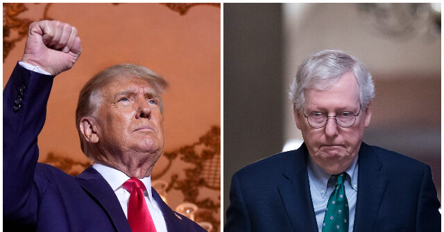 Poll: Donald Trump's Favorability Soars over Mitch McConnell