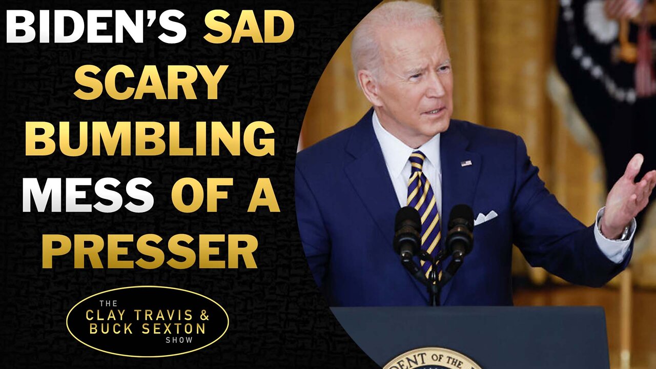 Biden's Sad, Scary, Bumbling MESS Of A Presser