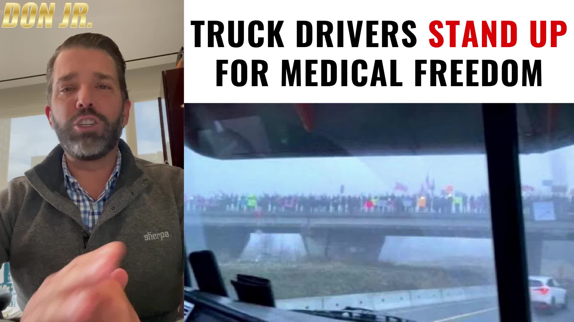 Heroic Truck Driver Stands Up To Medical Tyranny!